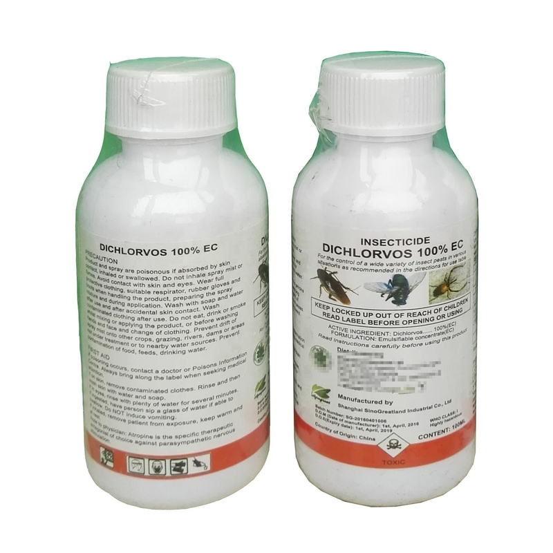 Pesticiden Chemisch DDVP Insecticide 1000 Dichlorvos van de EG Vloeistof 550 de EG voor Kakkerlak
